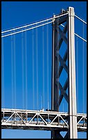 Pillar of Bay Bridge. San Francisco, California, USA ( color)