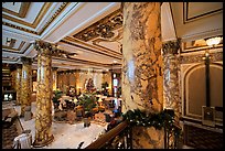 Lobby of the Fairmont Hotel. San Francisco, California, USA ( color)