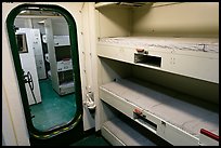Berthing spaces, USS Midway. San Diego, California, USA ( color)