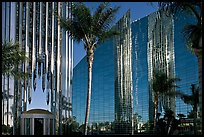 Bell Tower, Crystal Cathedral and reflections. Garden Grove, Orange County, California, USA ( color)