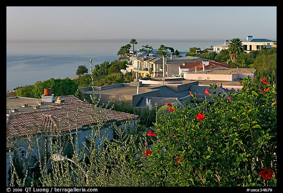 Hillside Houses overlooking the Pacific. Laguna Beach, Orange County, California, USA
