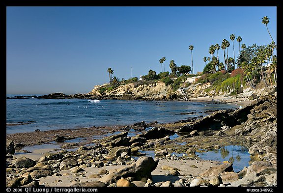Tidepool and Rockpile Beach. Laguna Beach, Orange County, California, USA