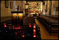 Serra Chapel, the only remaining  church where Fr Serra said mass. San Juan Capistrano, Orange County, California, USA ( color)