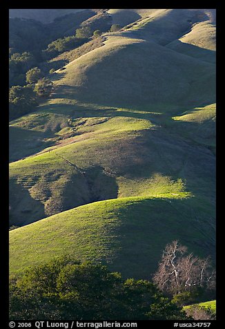 Emerald hills. California, USA