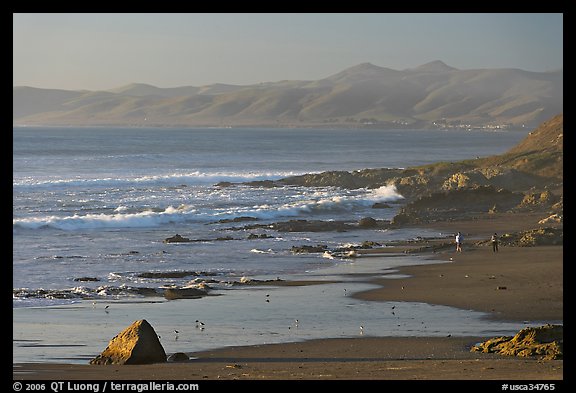 Cayucos State Beach, late afternoon. Morro Bay, USA