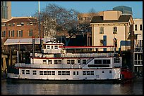 Spirit of Sacramento riverboat,  late afternoon. Sacramento, California, USA ( color)