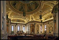 Interior of Cathedral Saint Joseph. San Jose, California, USA ( color)