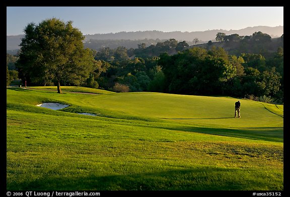 Stanford Golf Course. Stanford University, California, USA (color)