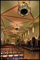 Chapel, historic Mission Santa Clara de Asis. Santa Clara,  California, USA