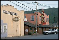 Main street, Pescadero. San Mateo County, California, USA (color)