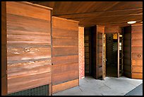 Entrance, Hanna House. Stanford University, California, USA