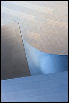 Facade detail, Walt Disney Concert Hall. Los Angeles, California, USA (color)