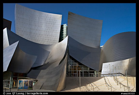 Picture/Photo: Main entrance of the Walt Disney Concert Hall. Los ...