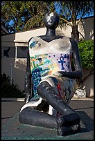Sculpture, Watts Towers Art Center. Watts, Los Angeles, California, USA ( color)