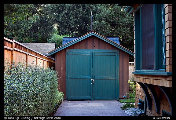 Garage where Hewlett-Packard started. Palo Alto,  California, USA (color)