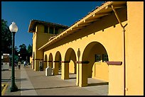 Former Southern Pacific Railroad depot. Burlingame,  California, USA (color)
