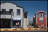 Stores of wharf. Santa Barbara, California, USA ( color)