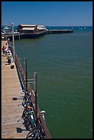 Stearns Wharf from above. Santa Barbara, California, USA ( color)