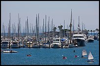 Santa Barbara Harbor. Santa Barbara, California, USA ( color)