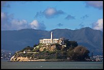 Alcatraz Island and prison. San Francisco, California, USA ( color)