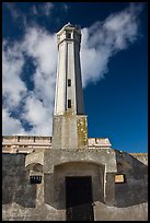 Lighthouse, Alcatraz  Penitentiary. San Francisco, California, USA ( color)