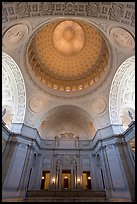 Rotunda and Dome, City Hall. San Francisco, California, USA ( color)