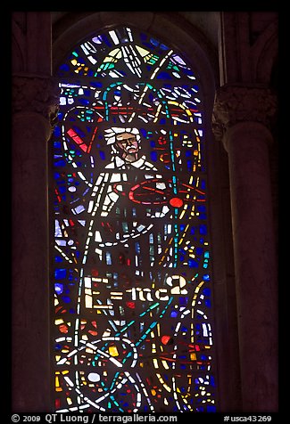 grace san cathedral francisco einstein stained glass window windows california equation energy famous figure usa terragalleria ca visit