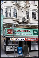 Grocery store. San Francisco, California, USA ( color)