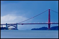 Storm over the Golden Gate Bridge. San Francisco, California, USA ( color)