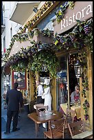 Italian restaurant, Little Italy, North Beach. San Francisco, California, USA ( color)