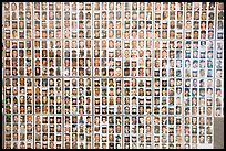Photos of soldiers fallen in Iraq, Arlington West. Santa Monica, Los Angeles, California, USA ( color)