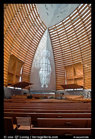 Image of Christ the Light, Oakland Cathedral. Oakland, California, USA (color)