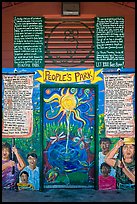 Peoples Park mural. Berkeley, California, USA ( color)
