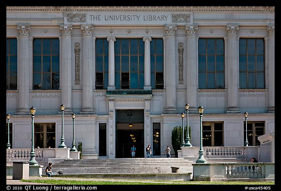University Library, CAL. Berkeley, California, USA (color)