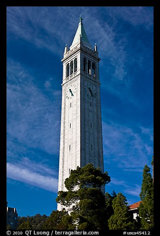 Campanile Tower, University of California at Berkeley. Berkeley, California, USA (color)
