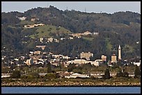 Berkeley hills seen from the Bay. Berkeley, California, USA ( color)