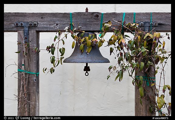 Historic bell. Monterey, California, USA