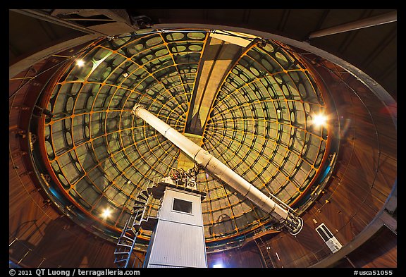 Lick telescope. San Jose, California, USA (color)
