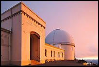 University of California Lick Observatory at sunset. San Jose, California, USA ( color)