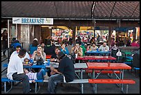 Eatery, San Jose Flee Market. San Jose, California, USA (color)