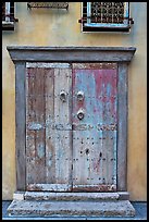 Weathered door. Santana Row, San Jose, California, USA ( color)