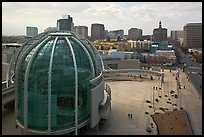Rotunda and esplanade from City Hall offices. San Jose, California, USA ( color)