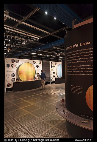 Intel Museum. Santa Clara,  California, USA (color)