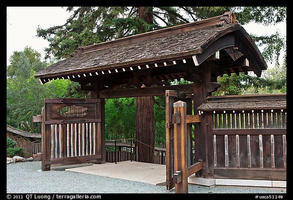 Gate. Saragota,  California, USA (color)