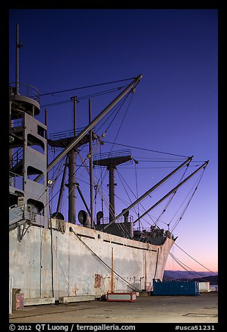 SS Red Oak Victory ship, Shipyard No 3, World War II Home Front National Historical Park. Richmond, California, USA