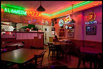 Pizza restaurant. Alameda, California, USA ( color)