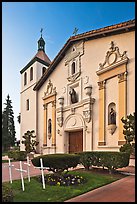 Santa Clara University Mission Santa Clara de Asis. Santa Clara,  California, USA