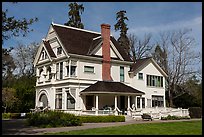 Victorian house, Ardenwood historic farm regional preserve, Fremont. California, USA (color)