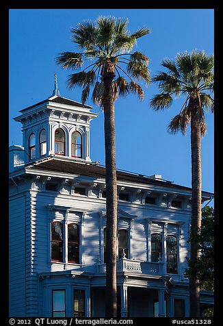 Muir family home, John Muir National Historic Site. Martinez, California, USA (color)