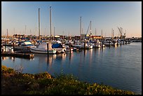 Harbor, Vallejo. San Pablo Bay, California, USA (color)